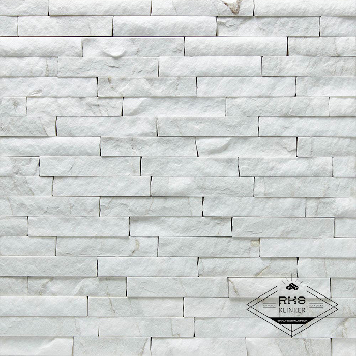 Фасадный камень Полоса - Мрамор Calacatta Carrara в Воронеже